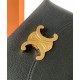 Replica perfetta Borsa Celine Teen Nino Shiny Vitello Nero Imitazione Outlet Online
