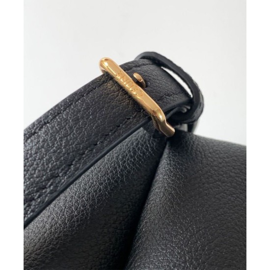 Replica perfetta Borsa Celine Teen Nino Shiny Vitello Nero Imitazione Outlet Online
