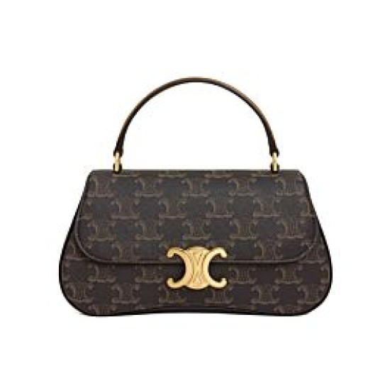 Borsa Celine Teen Celine Lola Triomphe Caffè Replica originale di alta qualità Miglior Falso Borsa Celine Teen Celine Lola Triomphe Caffè Economiche Premium