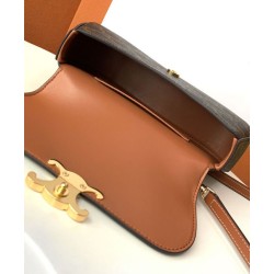 Miglior Falso Borsa Celine Teen Celine Lola Triomphe Caffè Economiche Premium