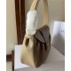 Migliore Repliche Celine Borsa Polly media Pelle di vitello morbida cachi Economiche Outlet Online