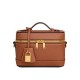 Miglior Falso Celine Vanity Bag Pelle di vitello naturale Caffè Economiche Premium