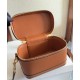 Miglior Falso Celine Vanity Bag Pelle di vitello naturale Caffè Economiche Premium
