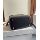 Replica perfetta Celine Borsa da toeletta Pelle di vitello naturale nera Imitazione Outlet Online