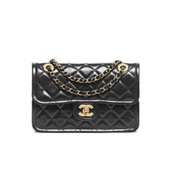 Miglior Falso Chanel Flap Bag AS5225 Nero Economiche Premium
