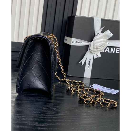 Miglior Falso Chanel Flap Bag AS5225 Nero Economiche Premium