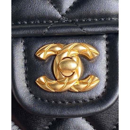 Miglior Falso Chanel Flap Bag AS5225 Nero Economiche Premium