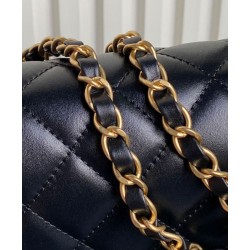 Miglior Falso Chanel Flap Bag AS5225 Nero Economiche Premium
