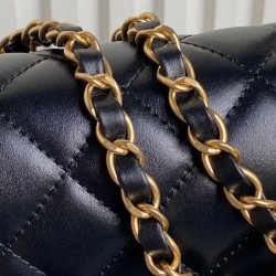 Miglior Falso Chanel Flap Bag AS5225 Nero Economiche Premium