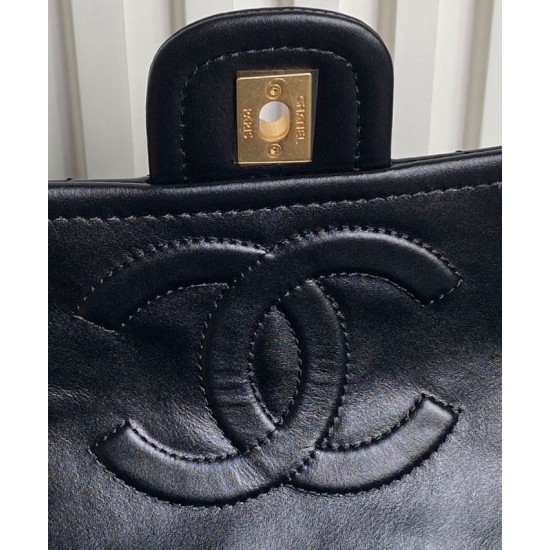Miglior Falso Chanel Flap Bag AS5225 Nero Economiche Premium