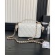 Replica perfetta Borsa Chanel Flap con manico superiore AS5317 Crema Imitazione Outlet Online