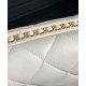 Replica perfetta Borsa Chanel Flap con manico superiore AS5317 Crema Imitazione Outlet Online