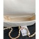 Replica perfetta Borsa Chanel Flap con manico superiore AS5317 Crema Imitazione Outlet Online