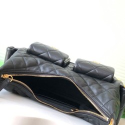 Replica perfetta Borsa Chanel Maxi Hobo AS5302 Nero Imitazione Outlet Online
