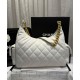 Perfette Qualità Repliche Borsa Chanel Maxi Hobo AS5302 Crema Imitazione