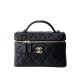Miglior Falso Chanel Long Vanity con catena AP4407 Nero Economiche Premium