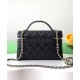 Miglior Falso Chanel Long Vanity con catena AP4407 Nero Economiche Premium