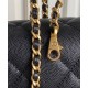 Perfette Qualità Repliche Borsa Chanel Mini Flap con manico superiore AS5164 Nero Imitazione