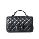 Replica perfetta Borsa Chanel Mini Flap con manico superiore AS5243 Nero Imitazione Outlet Online