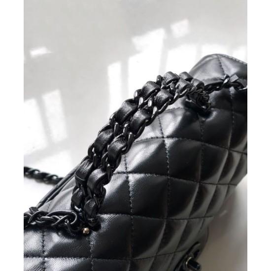 Replica perfetta Borsa Chanel Mini Flap con manico superiore AS5243 Nero Imitazione Outlet Online