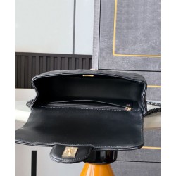 Replica perfetta Borsa Chanel Mini Flap con manico superiore AS5243 Nero Imitazione Outlet Online