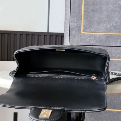 Replica perfetta Borsa Chanel Mini Flap con manico superiore AS5243 Nero Imitazione Outlet Online