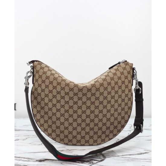 Replica perfetta Borsa a tracolla media Gucci B 817420 Caffè Imitazione Outlet Online