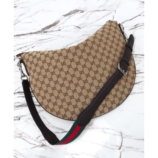 Replica perfetta Borsa a tracolla media Gucci B 817420 Caffè Imitazione Outlet Online