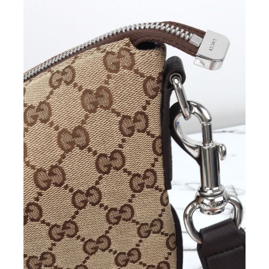 Replica perfetta Borsa a tracolla media Gucci B 817420 Caffè Imitazione Outlet Online