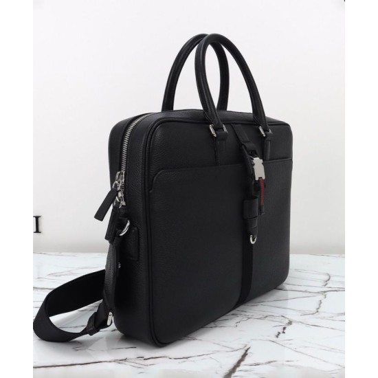 Migliore Repliche Borsa a tracolla media Gucci con Web 816757 Nero Economiche Outlet Online