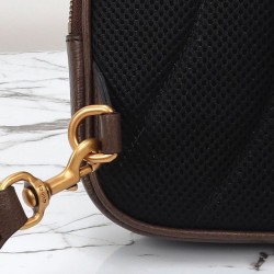 Replica perfetta Borsa a tracolla Gucci Ophidia 779915 Caffè scuro Imitazione Outlet Online