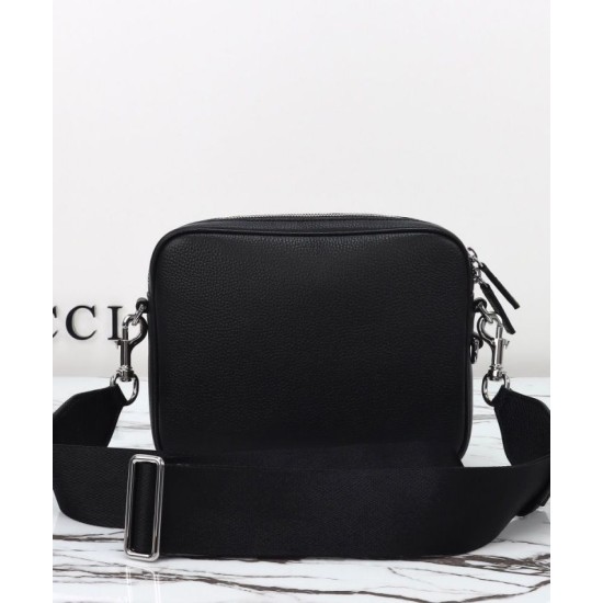 Replica perfetta Borsa a tracolla piccola Gucci con Web 816751 Nero Imitazione Outlet Online