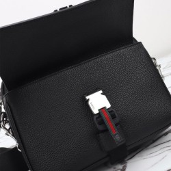 Replica perfetta Borsa a tracolla piccola Gucci con Web 816751 Nero Imitazione Outlet Online