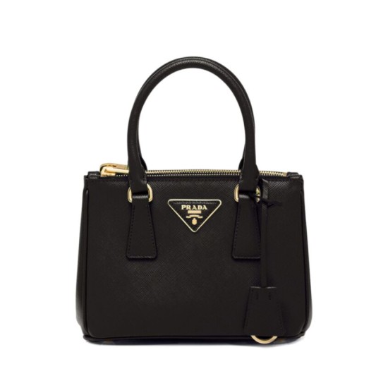 Migliore Repliche Borsa Mini/Media Galleria Saffiano Prada 1BA906 Nero Economiche Outlet Online