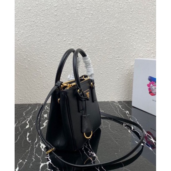 Migliore Repliche Borsa Mini/Media Galleria Saffiano Prada 1BA906 Nero Economiche Outlet Online
