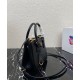 Migliore Repliche Borsa Mini/Media Galleria Saffiano Prada 1BA906 Nero Economiche Outlet Online
