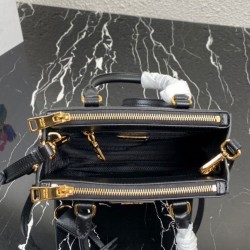 Migliore Repliche Borsa Mini/Media Galleria Saffiano Prada 1BA906 Nero Economiche Outlet Online