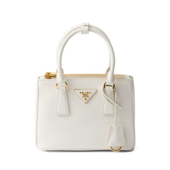 Perfette Qualità Repliche Borsa Mini/Media Galleria Saffiano Prada 1BA906 Bianco Imitazione Replica perfetta Borsa Mini/Media Galleria Saffiano Prada 1BA906 Bianco Imitazione Outlet Online