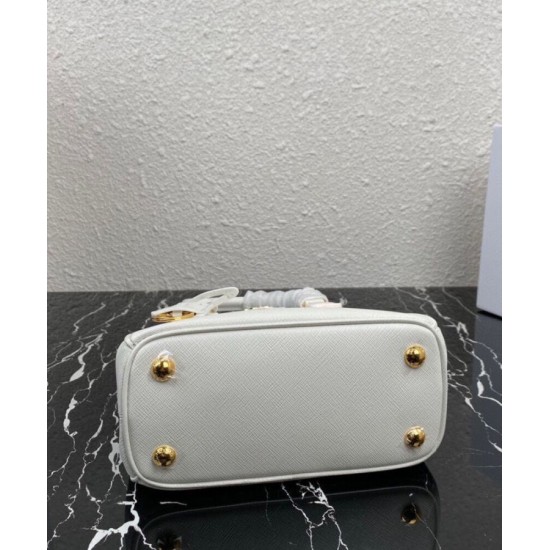 Perfette Qualità Repliche Borsa Mini/Media Galleria Saffiano Prada 1BA906 Bianco Imitazione Replica perfetta Borsa Mini/Media Galleria Saffiano Prada 1BA906 Bianco Imitazione Outlet Online