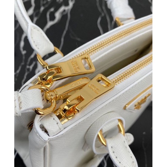 Perfette Qualità Repliche Borsa Mini/Media Galleria Saffiano Prada 1BA906 Bianco Imitazione Replica perfetta Borsa Mini/Media Galleria Saffiano Prada 1BA906 Bianco Imitazione Outlet Online