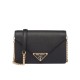 Miglior Falso Borsa a tracolla in saffiano Prada Nera Economiche Premium