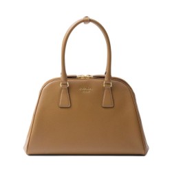 Miglior Falso Borsa Prada Media Saffiano 1BG537 Caffè Economiche Premium