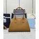 Miglior Falso Borsa Prada Media Saffiano 1BG537 Caffè Economiche Premium