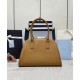 Miglior Falso Borsa Prada Media Saffiano 1BG537 Caffè Economiche Premium