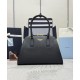Perfette Qualità Repliche Borsa Prada Media Saffiano 1BG537 Nera Imitazione