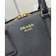 Perfette Qualità Repliche Borsa Prada Media Saffiano 1BG537 Nera Imitazione