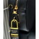 Replica perfetta Borsa piccola Prada Re-Nylon con manico superiore e lucchetto 1BB133 Nero Imitazione Outlet Online