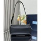 Replica perfetta Borsa a tracolla media Prada in Re-Nylon Con lucchetto 1BC233 Nero Imitazione Outlet Online