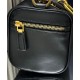 Replica perfetta Borsa a tracolla media Prada in Re-Nylon Con lucchetto 1BC233 Nero Imitazione Outlet Online
