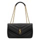 Perfette Qualità Repliche Borsa YSL Saint Laurent Loulou Media Matelasse Nera Imitazione